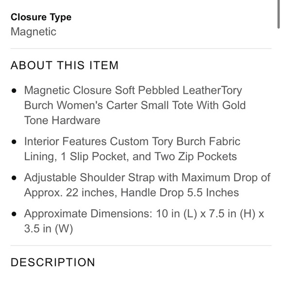 Tory Burch Shoulder tote - Carter Small Convertible Tote in Shell Pink - Picture 13 of 14